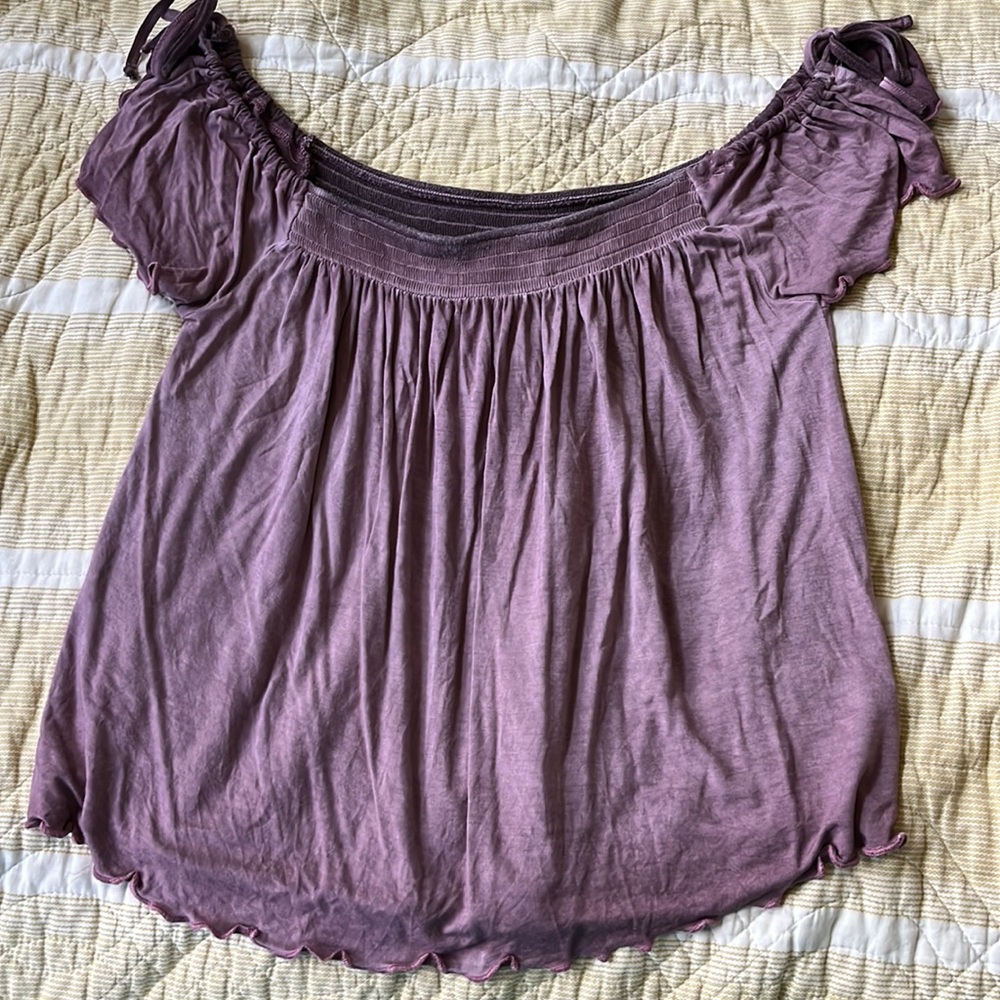 off-the-shoulder top